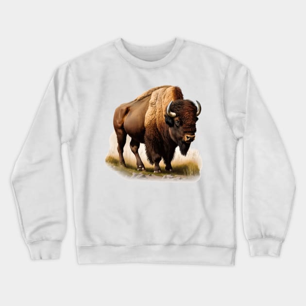 Bison Crewneck Sweatshirt by Crew